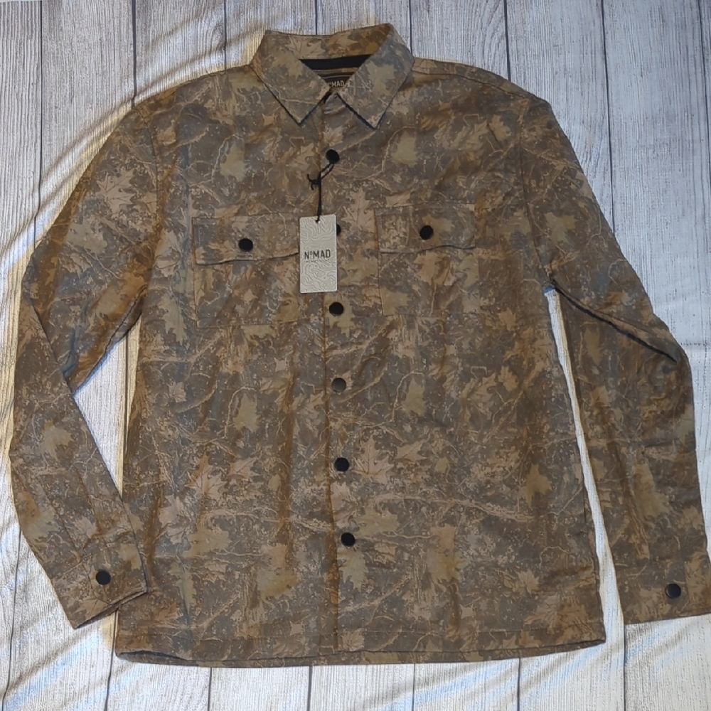 Men's Woodland Camo Shirt Jacket